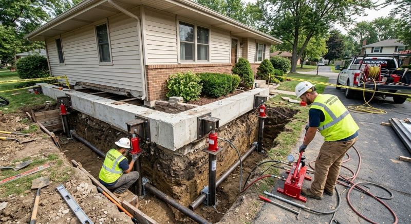 Foundation Jacking in Clark County, OH