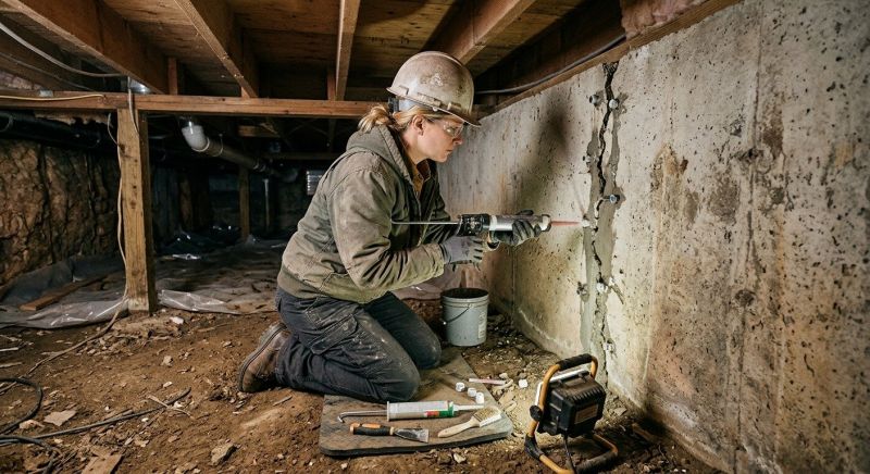 Basement Foundation Repair in Brookville, OH