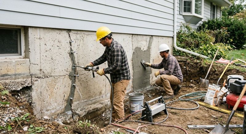 Basement Foundation Repair in Greene County, OH