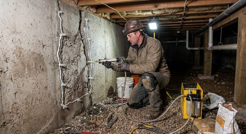 Basement Foundation Repair in Miami County, OH