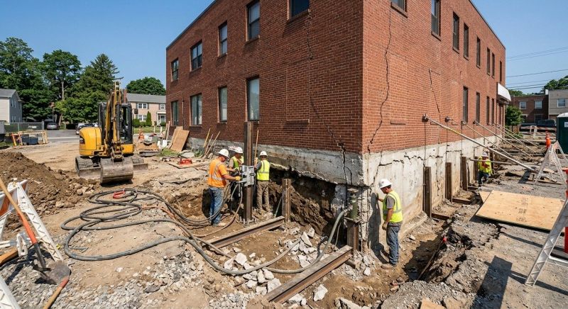 Building Foundation Repair in Englewood, OH