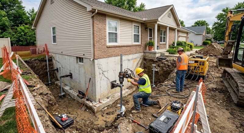Building Foundation Repair in Greene County, OH