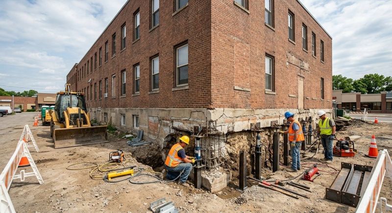 Commercial Foundation Repair in Troy, OH