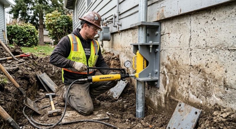 Concrete Foundation Leveling in Clark County, OH