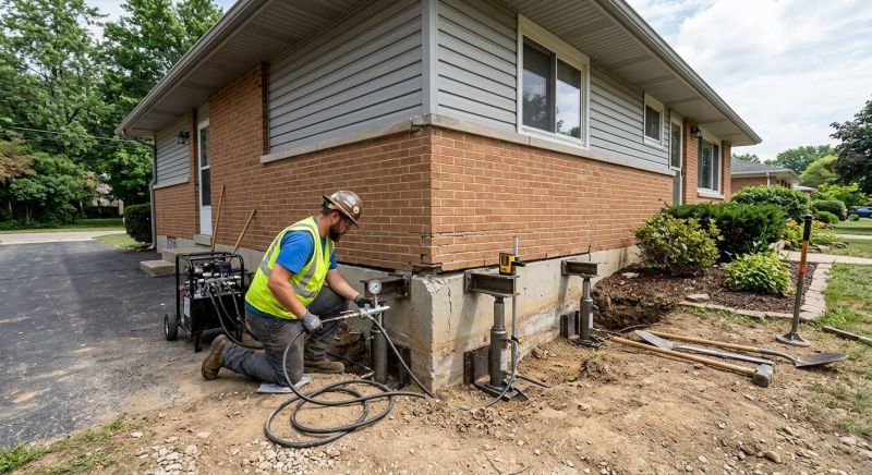 Concrete Foundation Leveling in Tipp City, OH