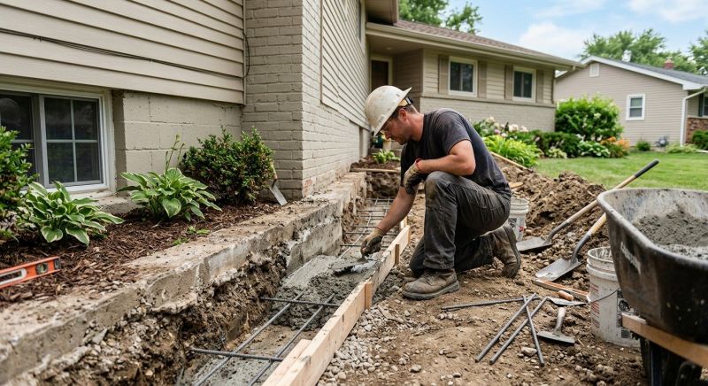 Concrete Foundation Repair in Clark County, OH