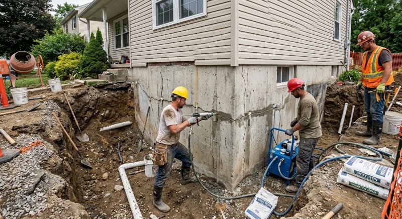 Concrete Foundation Repair in Englewood, OH