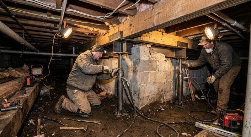 Concrete Foundation Repair in Greene County, OH