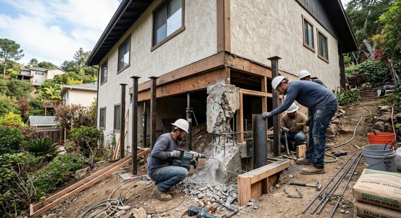 Concrete Foundation Repair in Troy, OH