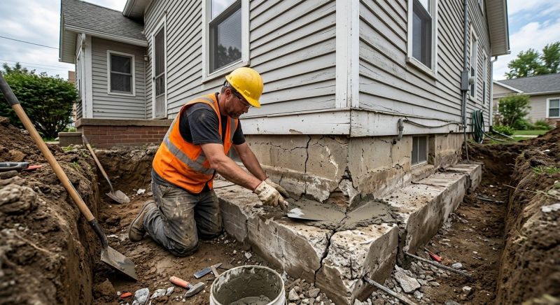 Concrete Foundation Repair in New Carlisle, OH