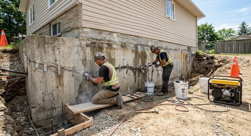 Concrete Foundation Repair in Russia, OH