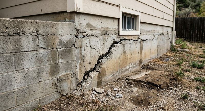 Cracked Foundation Repair in Russia, OH