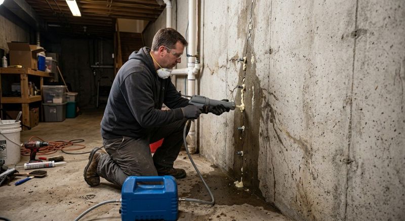 Cracked Foundation Repair in Tipp City, OH