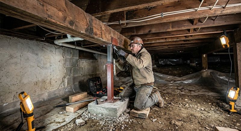 Crawlspace Foundation Repair in New Lebanon, OH