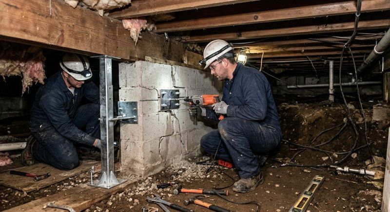 Crawlspace Foundation Repair in Tipp City, OH