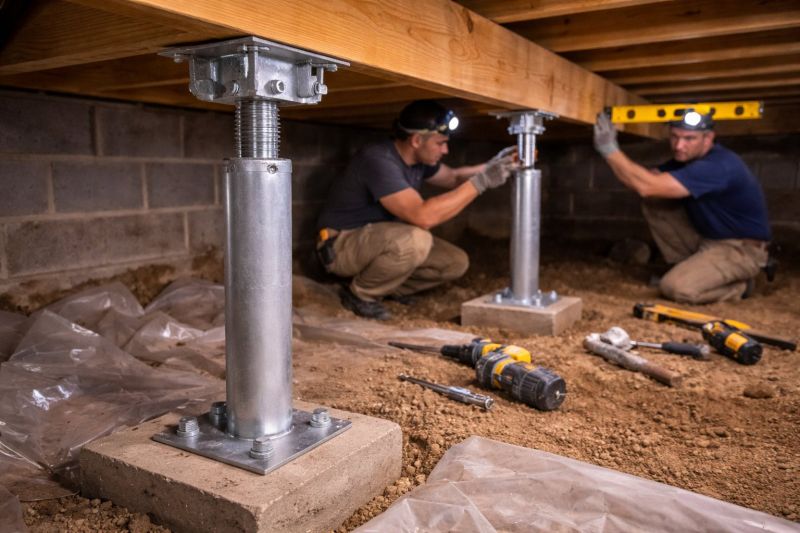 Crawlspace Structural Repair in Troy, OH