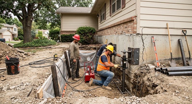 Deep Foundation Repair in Troy, OH