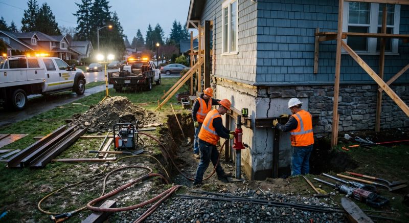 Emergency Foundation Repair in Troy, OH