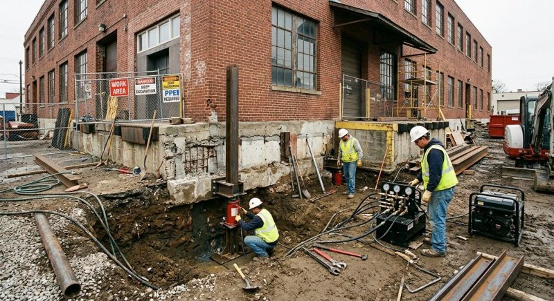 Emergency Foundation Repair in Troy, OH