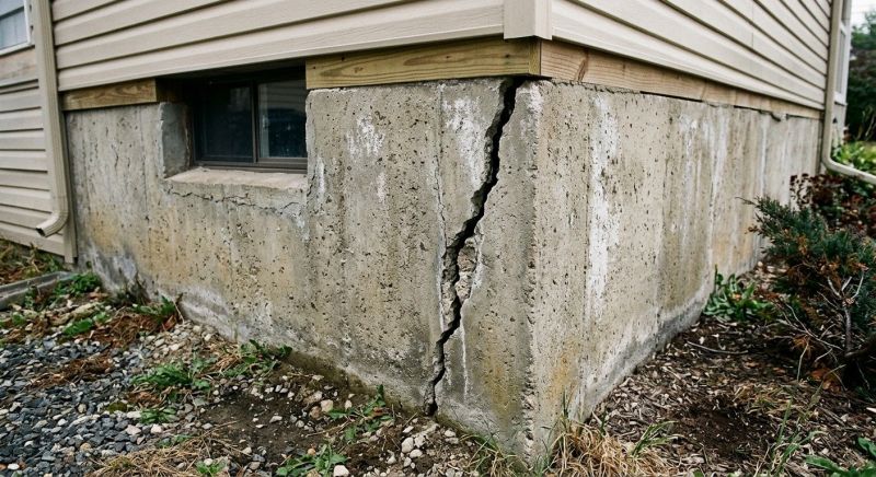 Foundation Crack Repair in Russia, OH