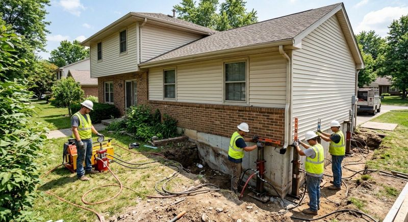 Foundation Jacking in Englewood, OH