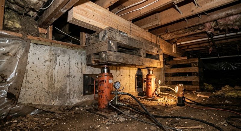 Foundation Jacking in Fairborn, OH