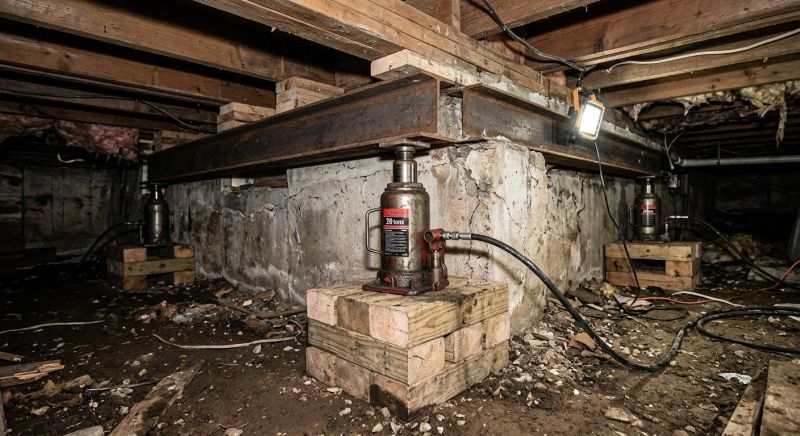 Foundation Jacking in New Lebanon, OH