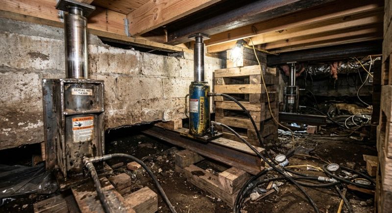Foundation Jacking in Sidney, OH