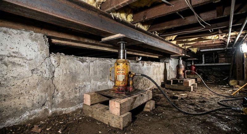 Foundation Jacking in Springfield, OH