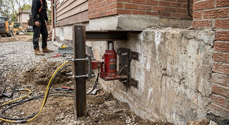 Foundation Jacking in Urbana, OH