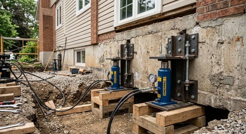 Foundation Jacking in West Milton, OH