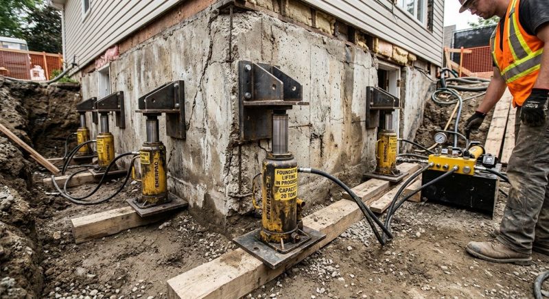 Foundation Jacking in West Milton, OH