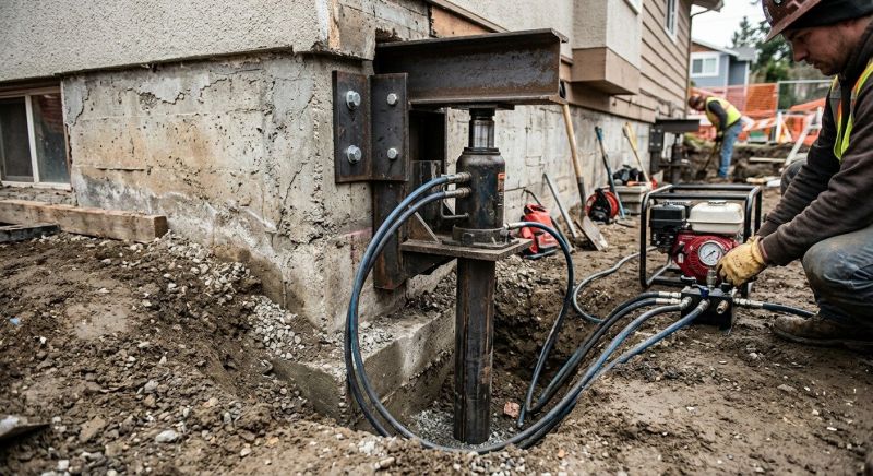 Foundation Lifting in Troy, OH