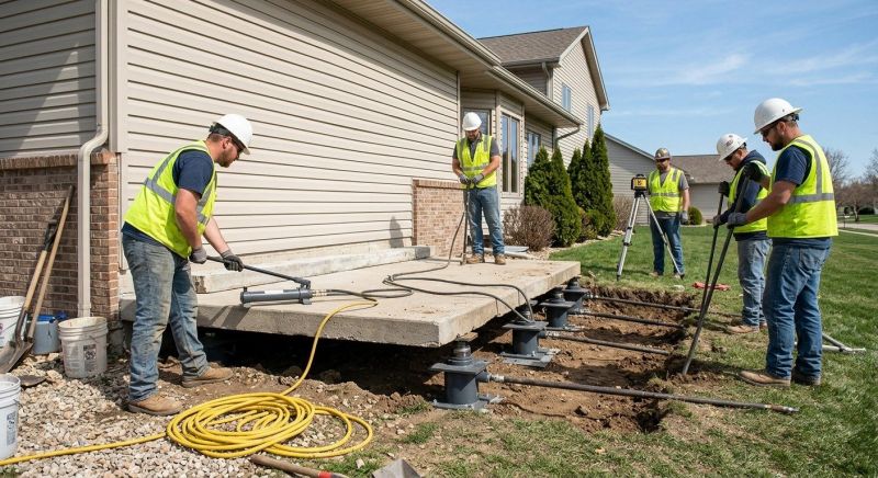 Foundation Lifting in New Carlisle, OH