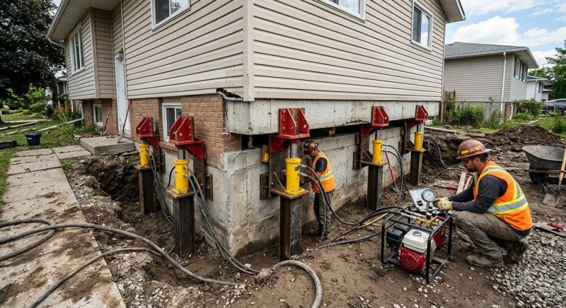 Foundation Lifting in Piqua, OH