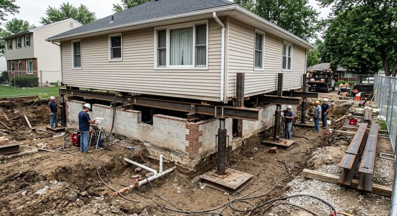 Foundation Lifting in Tipp City, OH