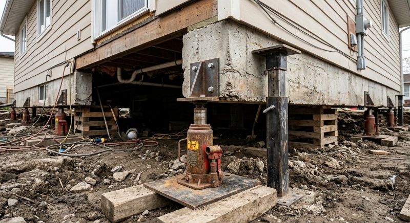 Foundation Raising in New Lebanon, OH