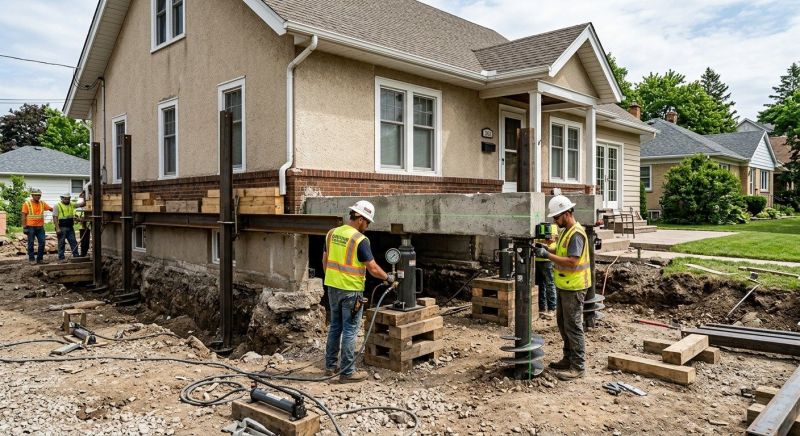 Foundation Releveling in Troy, OH
