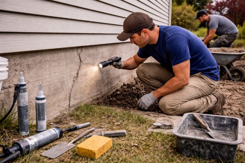 Foundation Repair in Russia, OH