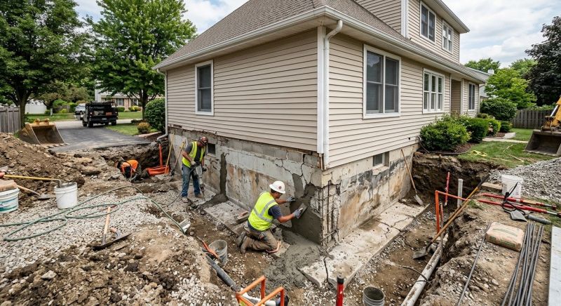 Foundation Restoration in Troy, OH