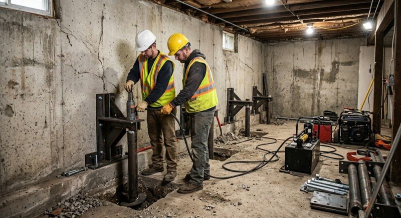Foundation Stabilizing in Dayton, OH