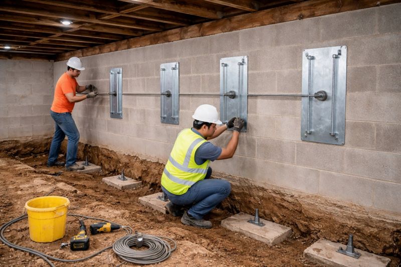 Foundation Stabilizing in Tipp City, OH