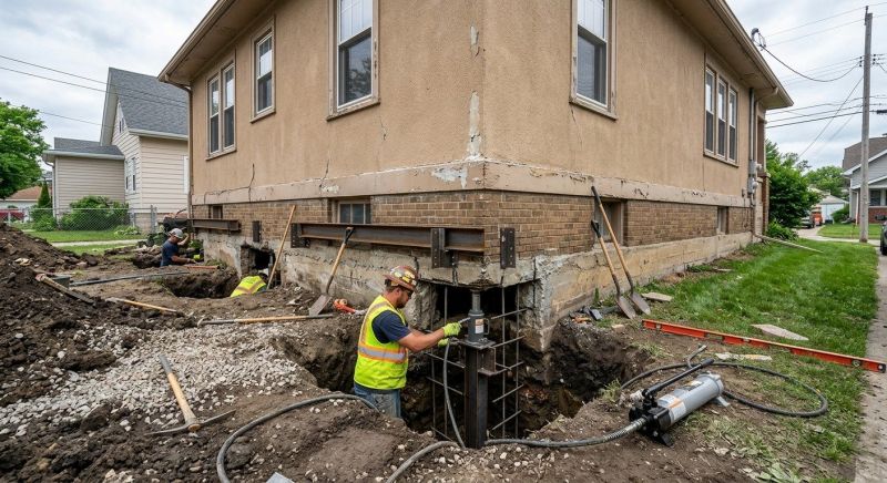 Foundation Underpinning in Troy, OH