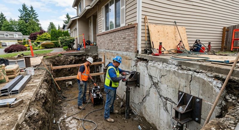 Home Foundation Repair in Brookville, OH