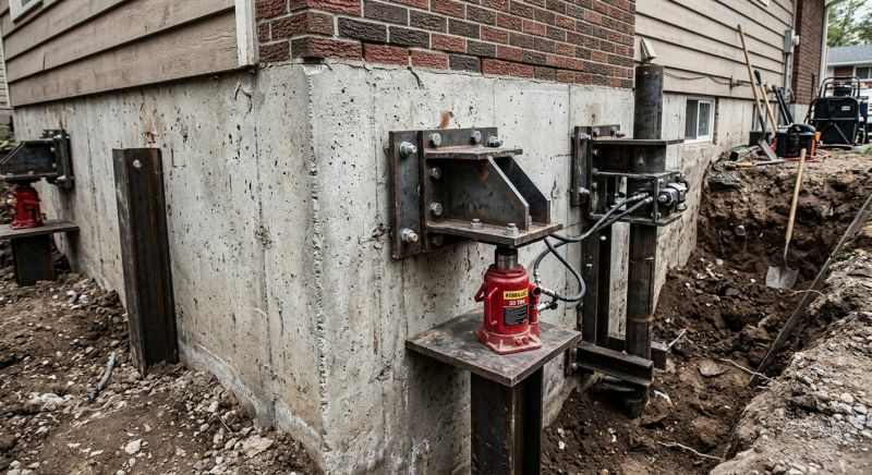 House Foundation Leveling in Troy, OH