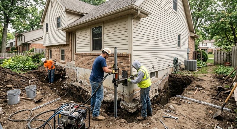 House Foundation Repair in Sidney, OH