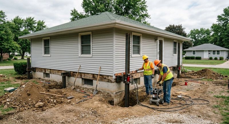 House Leveling in Sidney, OH