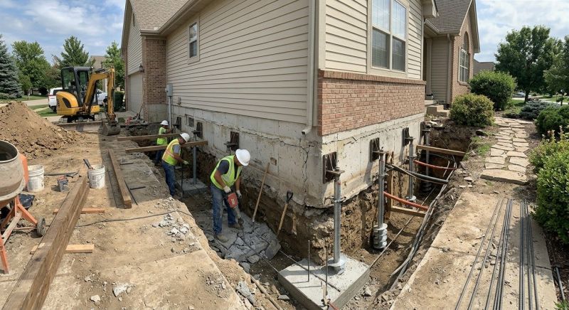 House Underpinning in Troy, OH