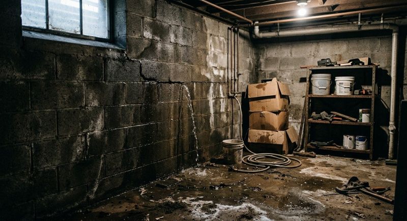 Leaking Foundation Repair in Troy, OH
