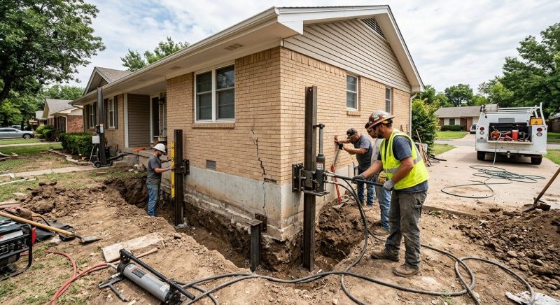 Settling Foundation Service in New Lebanon, OH